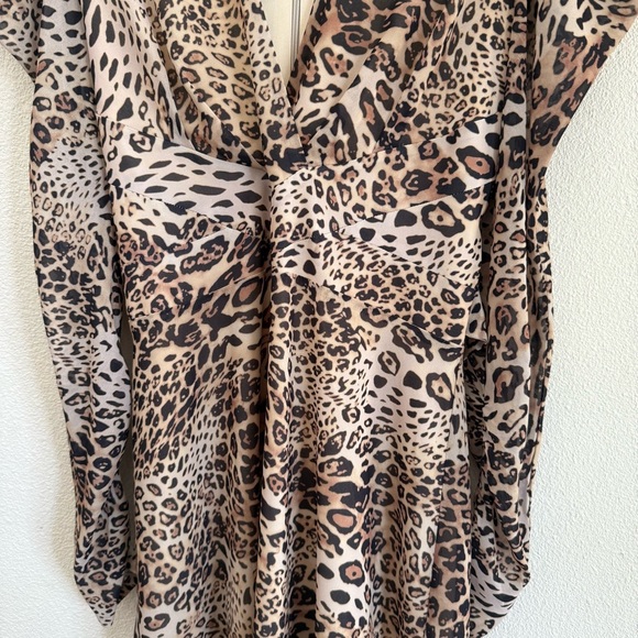 Ronny Kobo Bernadette Maxi Dress In Leopard S - Picture 4 of 10